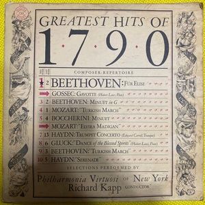 Greatest Hits Of 1790: Philharmonia Virtuosi Of New York; Richard Kapp